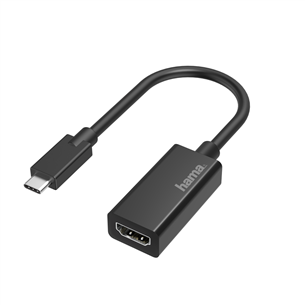 Hama Video Adapter, USB-C, HDMI, 4K, black  - Adapter