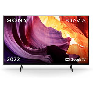 Sony X81K, 50'', 4K UHD, LED LCD, feet stand, black - TV