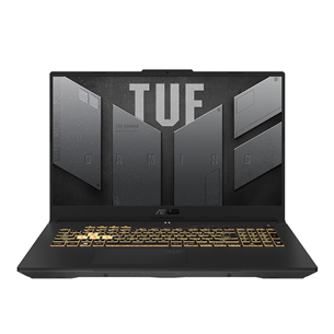 Asus TUF Gaming F17 (2022), 17.3'', i7, 16 GB, 512 GB, RTX3060, W11H, grey - Notebook FX707ZM-HX022W