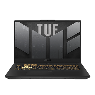 Asus TUF Gaming F17 (2022), 17.3'', i7, 16 GB, 512 GB, RTX3060, W11H, pelēka - Portatīvais dators