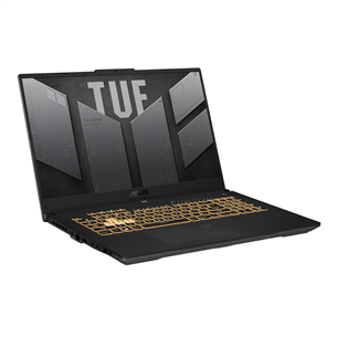 Asus TUF Gaming F17 (2022), 17,3'', i7, 16 ГБ, 512 ГБ, RTX3060, W11H, серый - Ноутбук