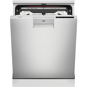 AEG 7000, 15 place settings, inox - Freestanding Dishwasher