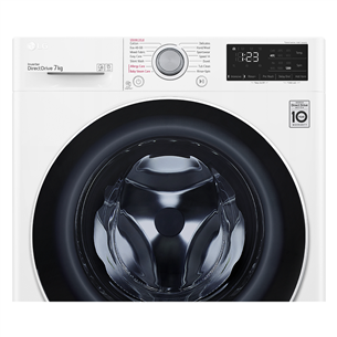 LG, 7 kg, depth 47.5 cm, 1200 rpm - Front Load Washing Machine