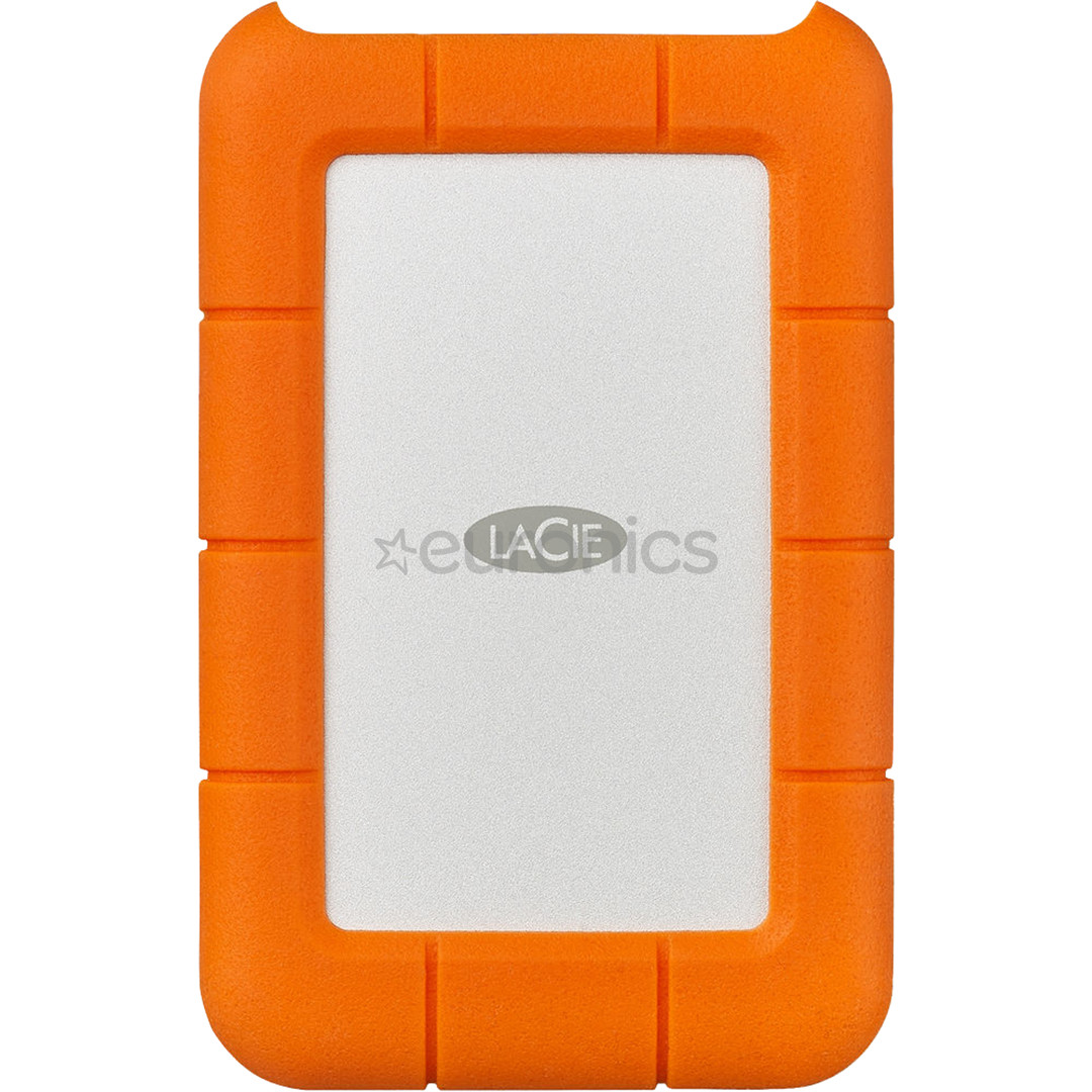 LaCie Rugged USB-C, 5 TB, oranža - Ārējais HDD cietais disks