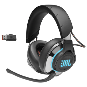 JBL Quantum 810 Wireless, melna - Bezvadu austiņas ar mikrofonu