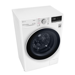 LG, 8.5 kg, dziļums 47.5 cm, 1200 apgr/min. - Veļas mazgājamā mašīna ar priekšējo ielādi