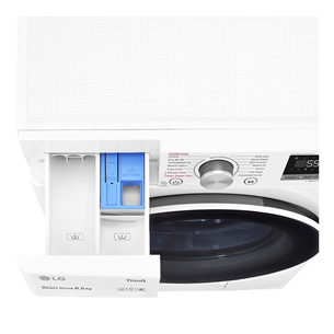 LG, 8.5 kg, dziļums 47.5 cm, 1200 apgr/min. - Veļas mazgājamā mašīna ar priekšējo ielādi