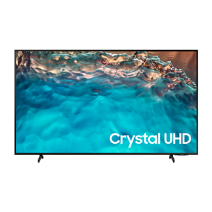 Samsung Crystal BU8072, 4K UHD, 50", sānu statīvs, melna - Televizors UE50BU8072UXXH