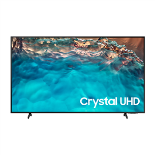 Samsung Crystal BU8072, 4K UHD, 55", sānu statīvs, melna - Televizors