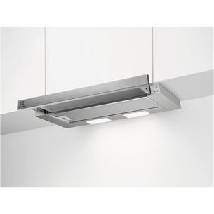 Electrolux, 330 m³/h, width 59.8 cm, grey - Built-in Cooker Hood