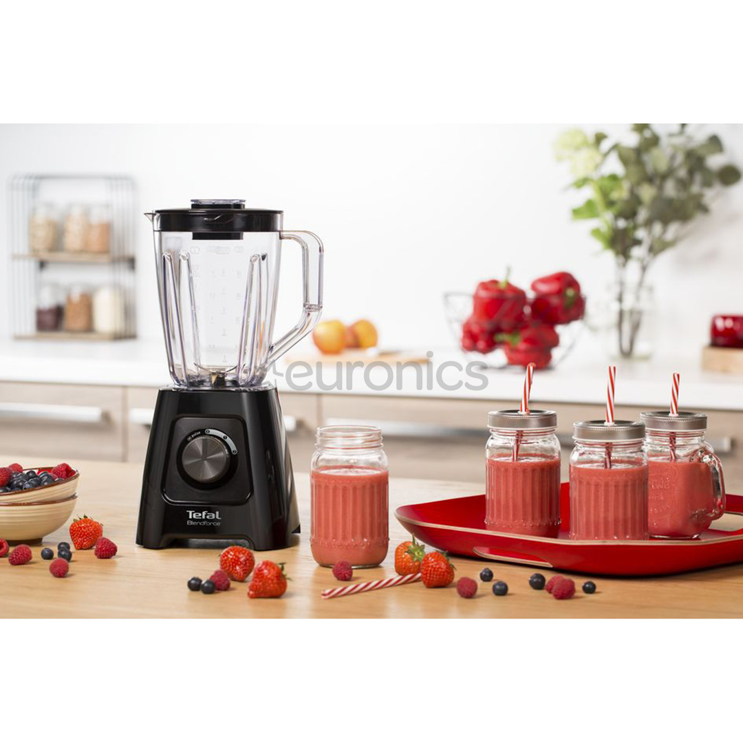 Tefal Blendforce 2, 600 W, 1.25 L, melna - Blenderis