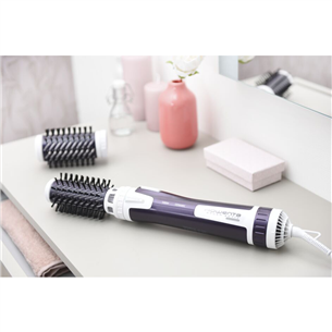 Rowenta Brush Activ Volume & Shine, 1000 W, balta/lillā – Rotējošs matu veidotājs