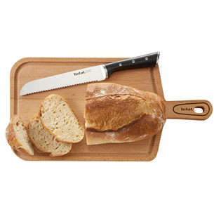 Tefal Ice Force, garums 20 cm, melna/nerūsējošā tērauda - Maizes nazis