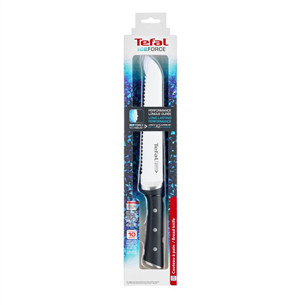 Tefal Ice Force, garums 20 cm, melna/nerūsējošā tērauda - Maizes nazis