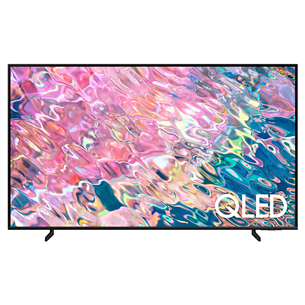 Samsung Q60B, 43'', QLED, Ultra HD, sānu statīvs, melna - Televizors