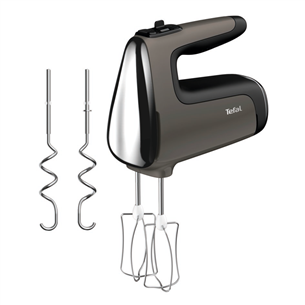 Tefal PowerMix Silence, 600 W, dark grey - Standbowl Hand Mixer