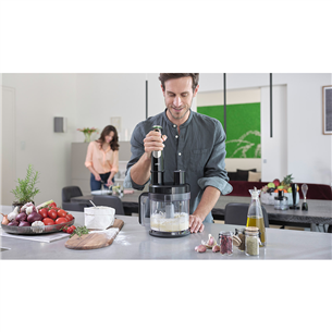 Braun MultiQuick 9, 1200 W, melna/nerūsējošā tērauda - Rokas blenderis