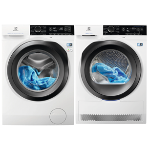 Electrolux, 9 kg + 9 kg - Veļas mazgājamā mašīna + veļas žāvētājs EW7F249PS+EW8H259ST