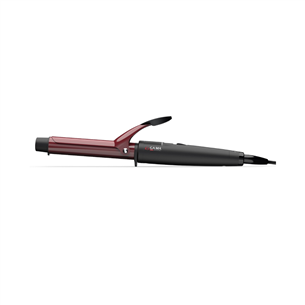GA.MA Tourmaline, diameter 25 mm, 220°С, black/red - Hair curler GC0202