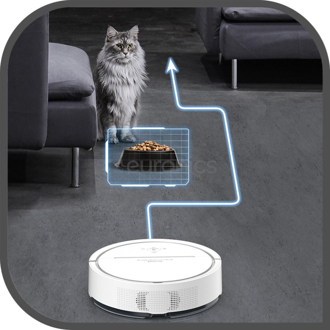Tefal X-plorer S120 Animal & Allergy, sausā un mitrā uzkopšana, balta - Robots putekļu sūcējs