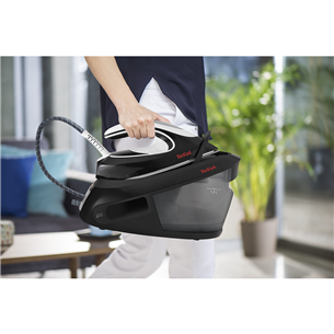 Tefal Express anti-calc, 2800 W, melna/balta - Gludināšanas sistēma