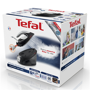 Tefal Express anti-calc, 2800 W, melna/balta - Gludināšanas sistēma