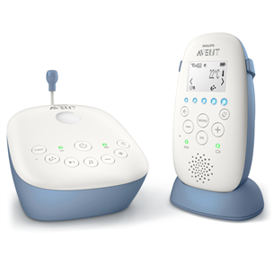 Philips Avent, белый/голубой - Радионяня SCD735/52