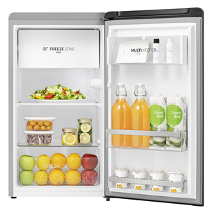 Hisense, 82 L, height 87 cm, silver - Refrigerator