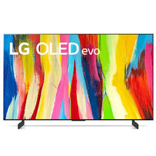 LG OLED42C21LA, OLED 4K, 42", sānu statīvs, pelēka - Televizors OLED42C21LA.AEU