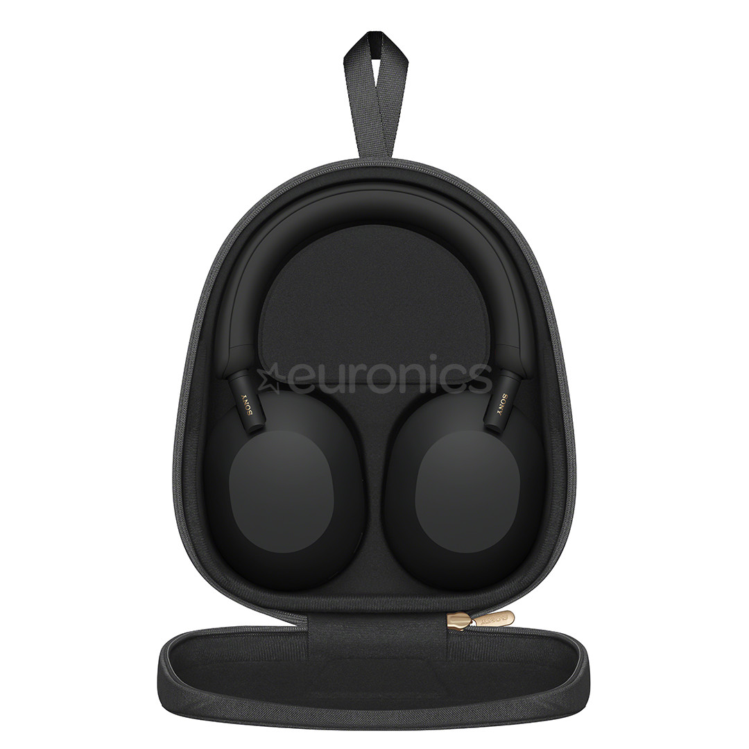 Sony WH-1000XM5, melna - Bezvadu austiņas