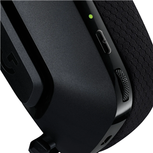Logitech G535 LIGHTSPEED Wireless Gaming Headset, melna - Bezvadu austiņas ar mikrofonu
