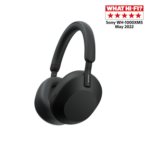 Sony WH-1000XM5, melna - Bezvadu austiņas