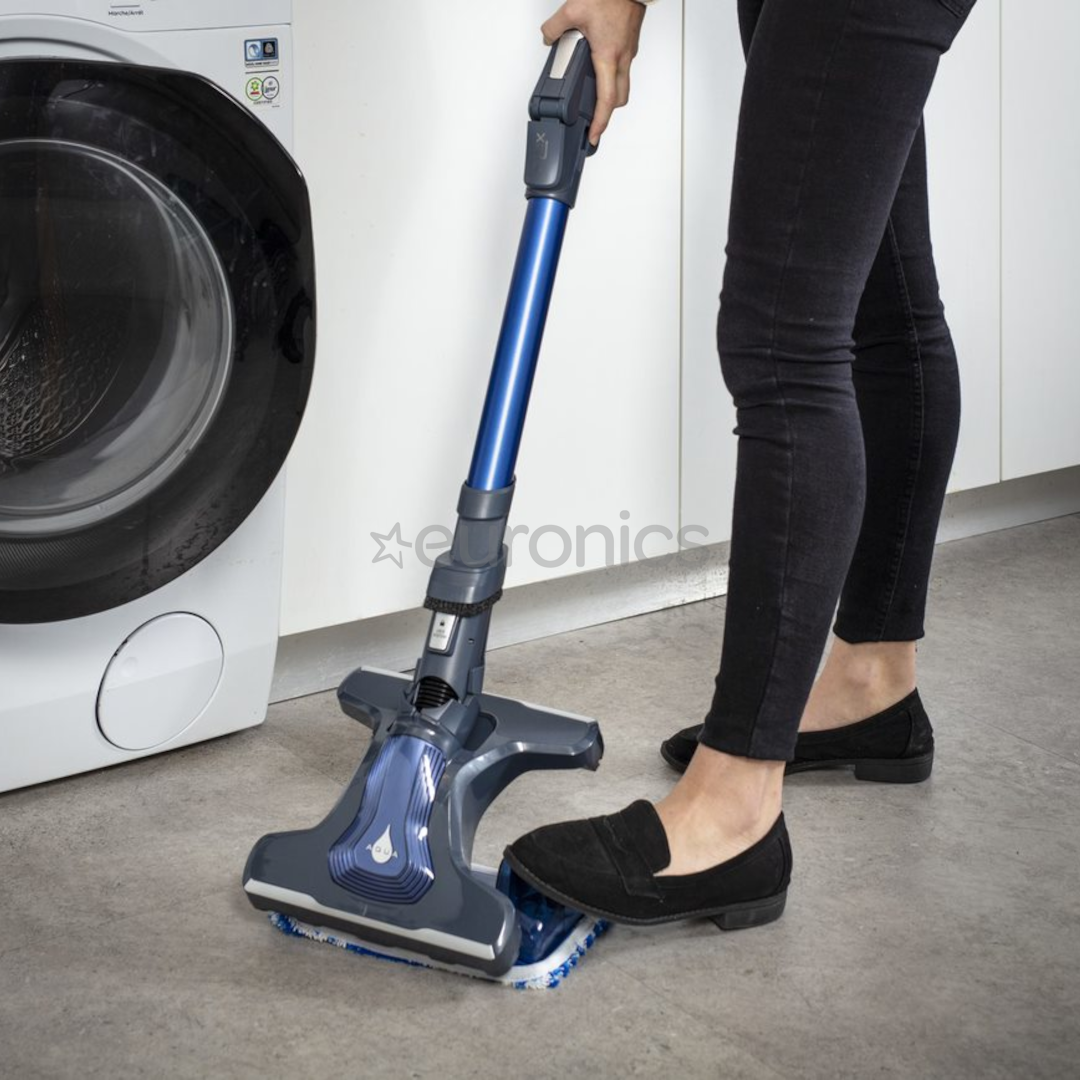 Tefal X-Force Flex 8.60 Aqua, zila/melna - Bezvadu putekļu sūcējs