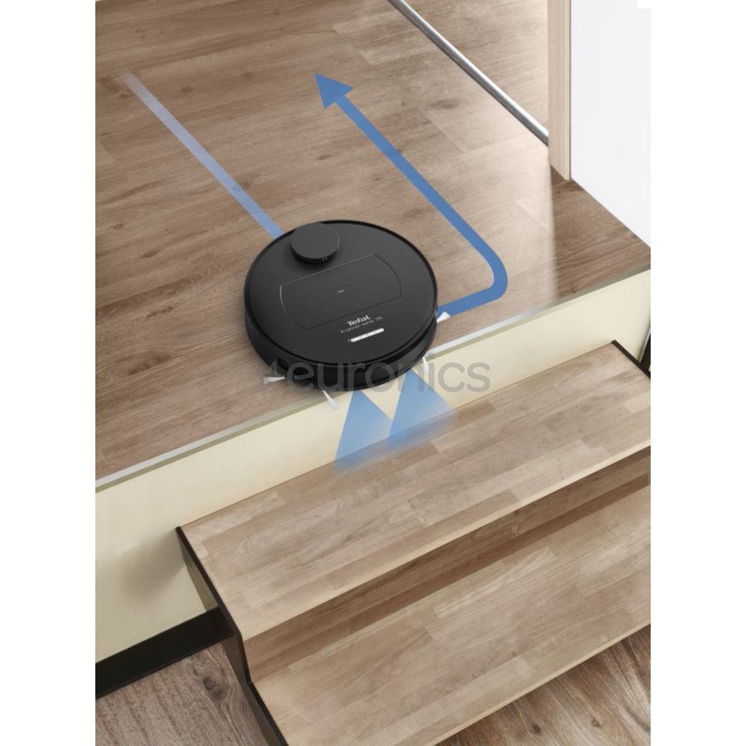Tefal X-plorer S75 Animal care, melna - Robots putekļu sūcējs