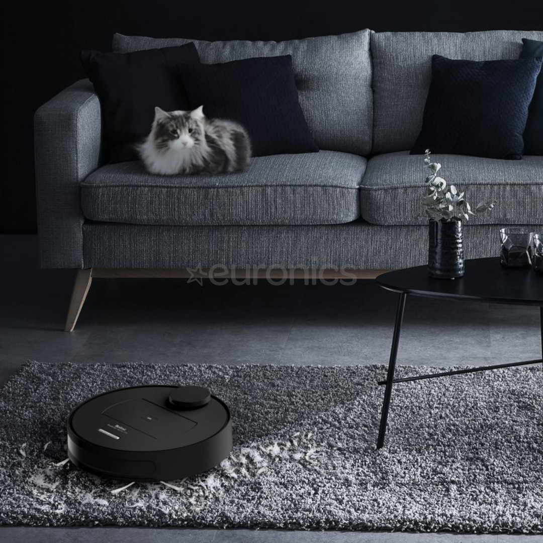 Tefal X-plorer S75 Animal care, melna - Robots putekļu sūcējs