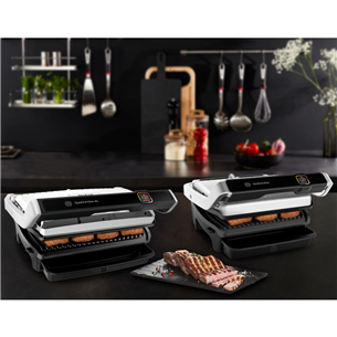 Tefal OptiGrill Elite XL, 2200 W, melna/nerūsējošā tērauda - Elektriskais grils