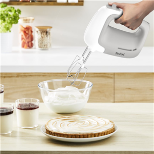 Tefal Prep'Mix, 450 W, white/grey - Hand mixer