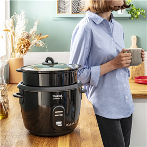 Tefal Classic 2, 5 L, 600 W, melna - Rīsu vārāmais katls