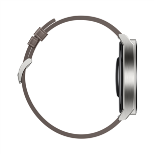 Huawei Watch GT 3 Pro, 46 mm, ādas siksniņa, titāna/pelēka - Viedpulkstenis