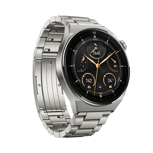 Huawei Watch GT 3 Pro, 46 mm, titāna siksniņa, titāna - Viedpulkstenis 55028834