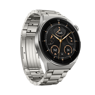 Huawei Watch GT 3 Pro, 46 mm, titāna siksniņa, titāna - Viedpulkstenis