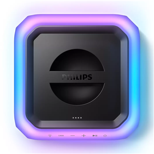 Philips TAX7207, Bluetooth, gaismas efekti, melna - Portatīvā mūzikas sistēma