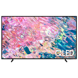 Samsung Q60B, 85'', 4K UHD, QLED, HDR, боковые ножки, черный - Телевизор