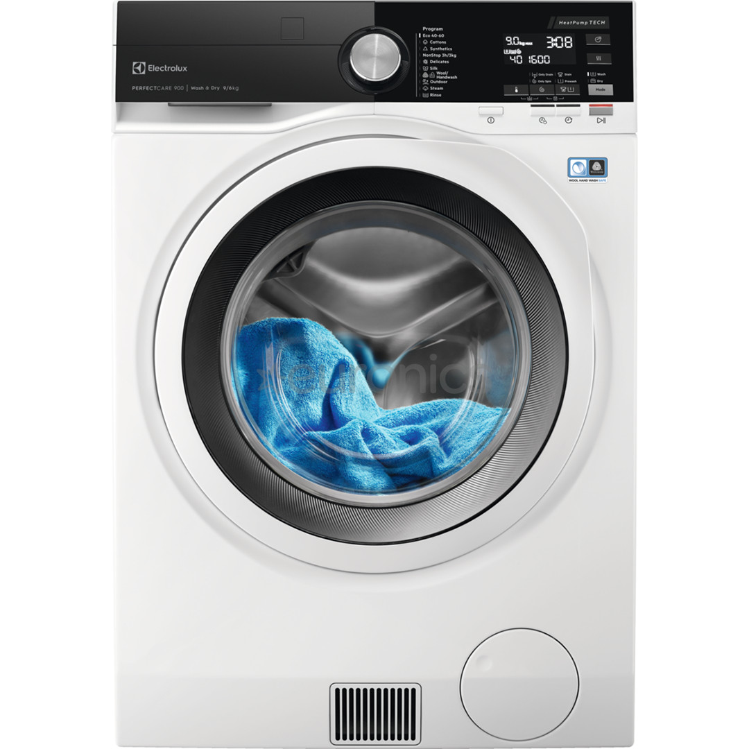 Electrolux PerfectCare 900, 9 kg/6 kg, dziļums 63.6 cm, 1400 apgr/min. - Veļas mazgājamā mašīna ar žāvētāju