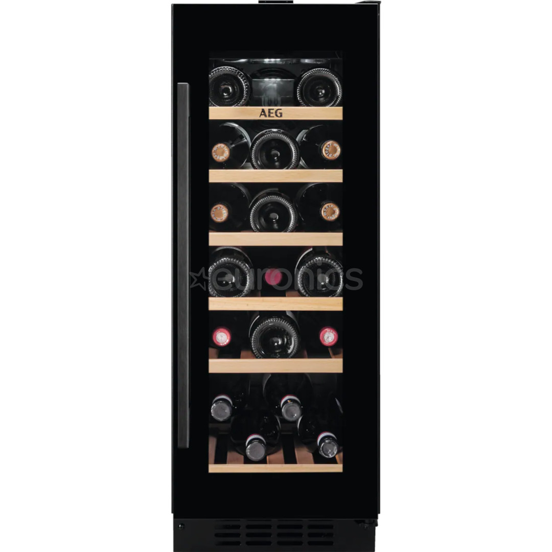 AEG 5000 Series, 20 bottles, height 82 cm, black - Built-in Wine Cooler