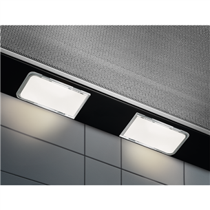 Electrolux, 410 m³/h, width 59.8 cm, black - Built-in Cooker Hood