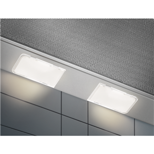 Electrolux, 410 m³/h, width 59.8 cm, grey - Built-in Cooker Hood