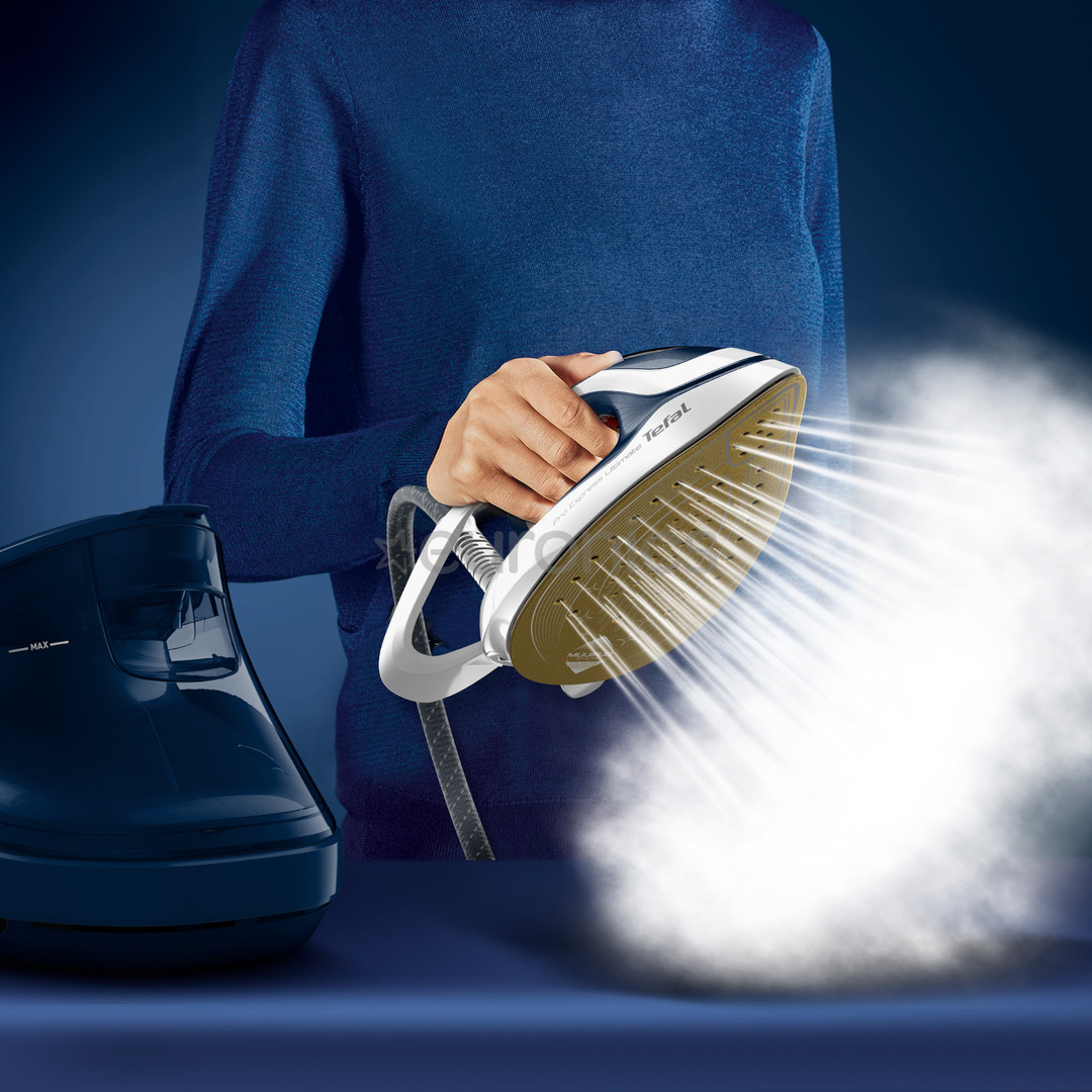 Tefal Pro Express Ultimate II, 3000 W, blue/white - Ironing System