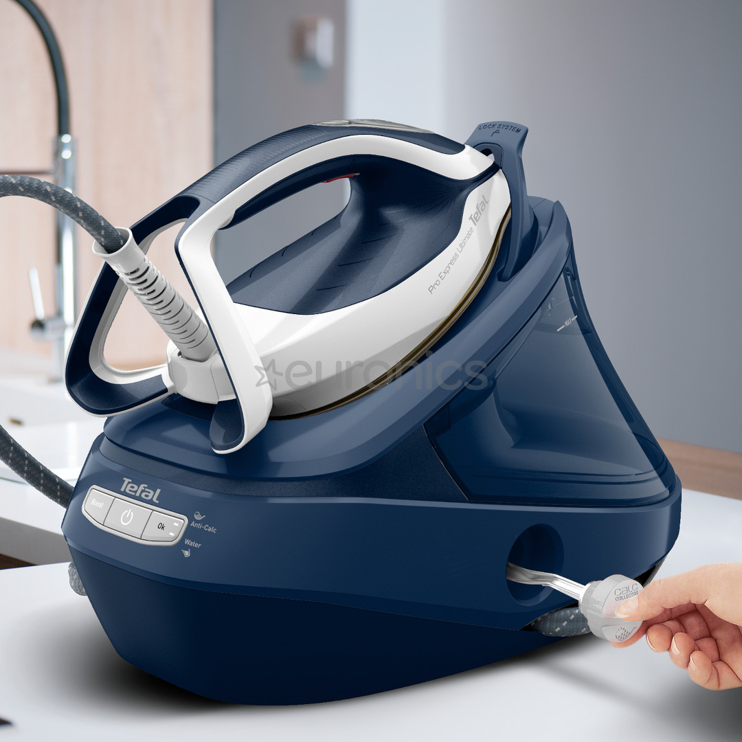 Tefal Pro Express Ultimate II, 3000 W, blue/white - Ironing System