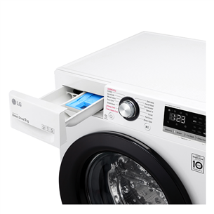 LG, 9 kg, dziļums 56.5 cm, 1400 apgr/min. - Veļas mazgājamā mašīna ar priekšējo ielādi